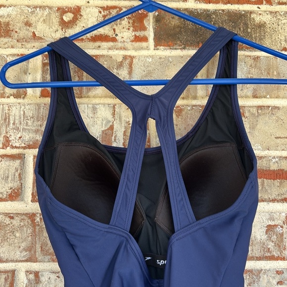 Speedo Women's Dark Blue One Piece Swimsuit - Picture 6 of 11